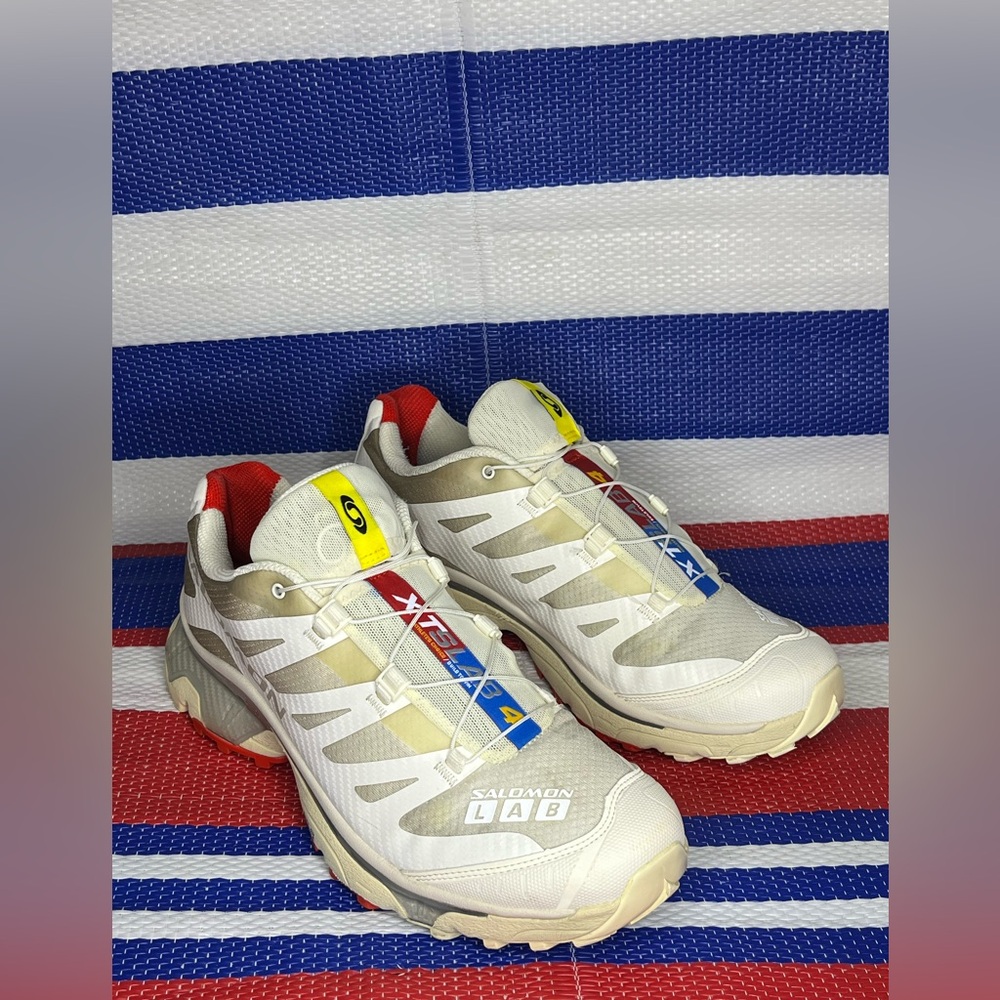 Salomon XT-4 OG Sneakers - Men’s Size 11 - Vanilla Ice and Fiery Red - Sneakers - Picture 16 of 16